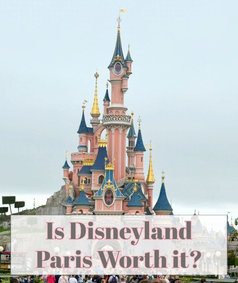 Picture of Disneyland Paris castle with text title overlay.