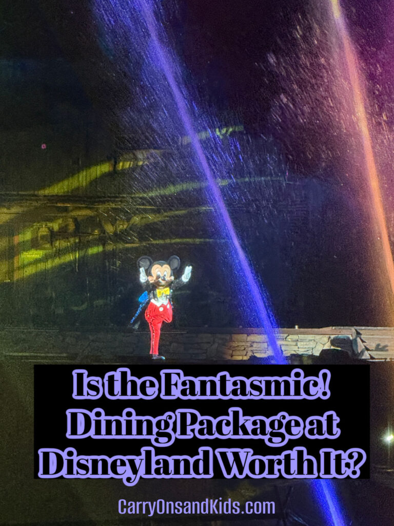 Photo of Mickey Mouse from Fantasmic! show with text overlay of article title.
