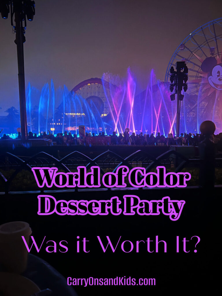 World of Color Dessert Party: Was It Worth It?